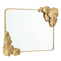 Ismerie Gold Lily Pad Mirror