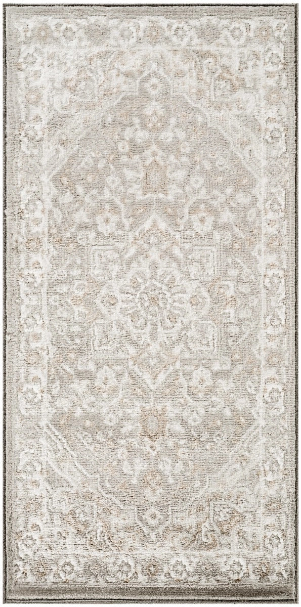Marisol Floral Vine Light Grey Area Rug