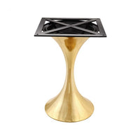 Ruthie 36" Carrara Round Dining Table/Entry Table, Brass With Marble Top