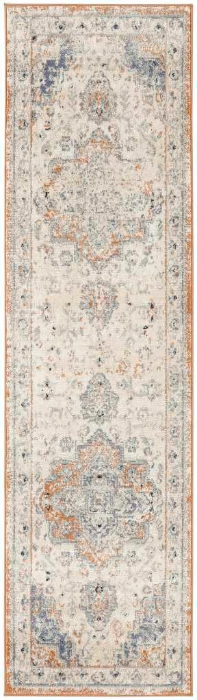 Yasna Medalian Beige/Blue Indoor/Outdoor Area Rug