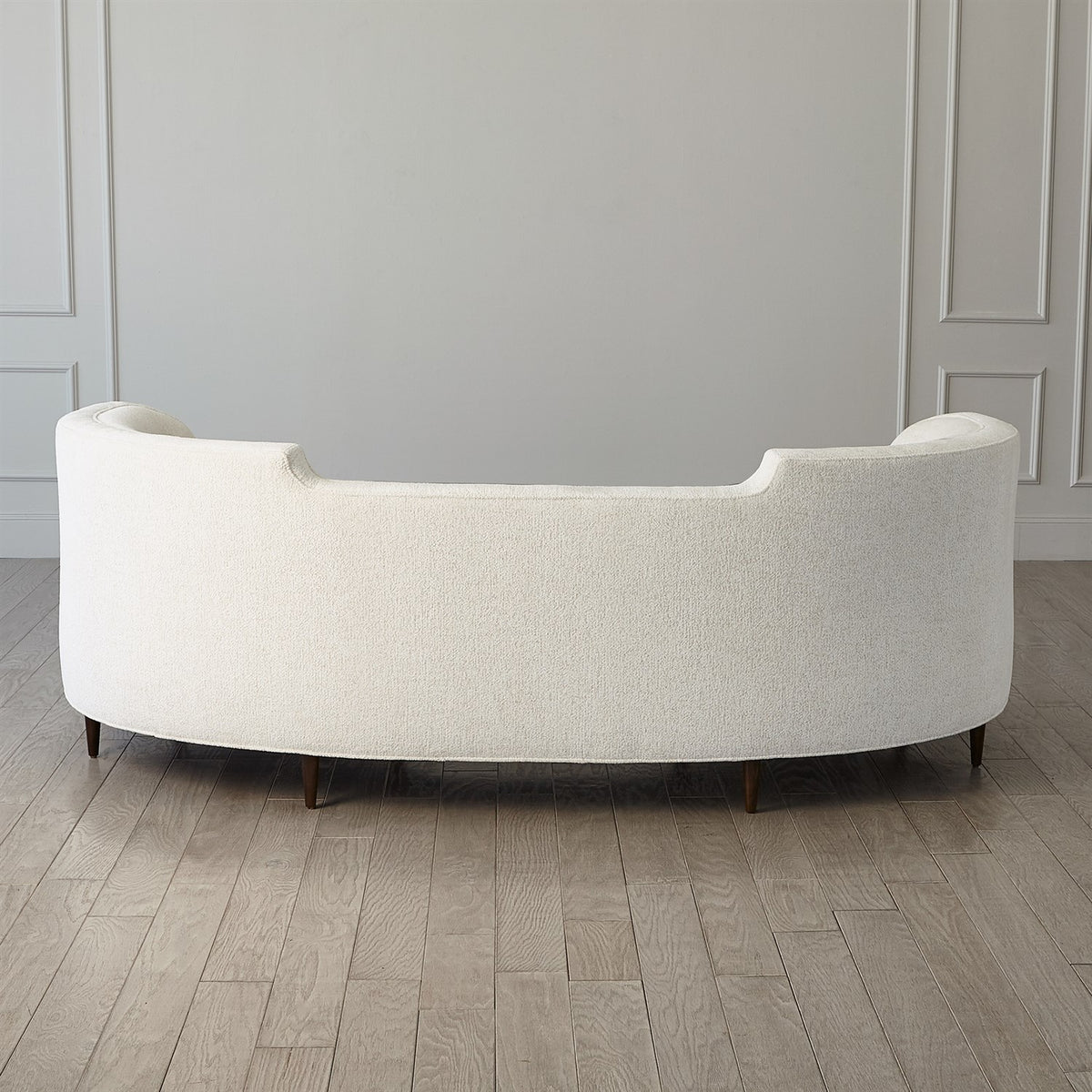 Lauren 89.5 Stylishly Curved Sofa With Legs