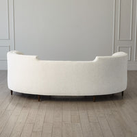 Lauren 89.5 Stylishly Curved Sofa With Legs