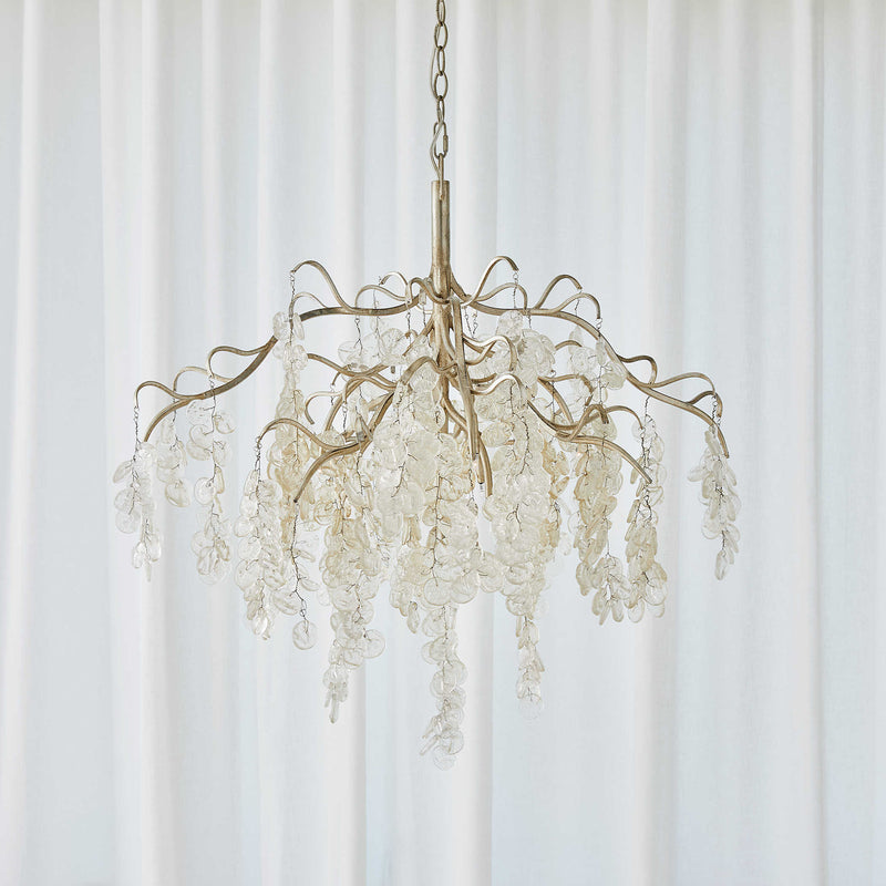 Boreas Silver Champagne Chandelier (Available in 2 Sizes)