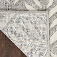 Annitra Indoor/Outdoor Grey Patterned Area Rug - Elegance Collection