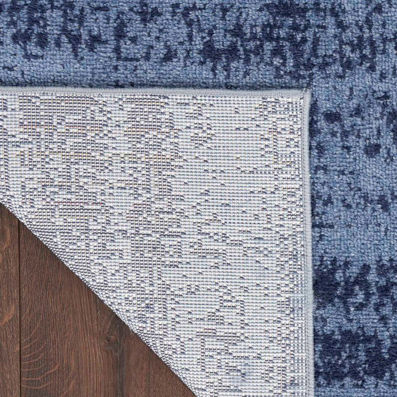 Ainslee Indoor/Outdoor Blue Denim Area Rug - Elegance Collection