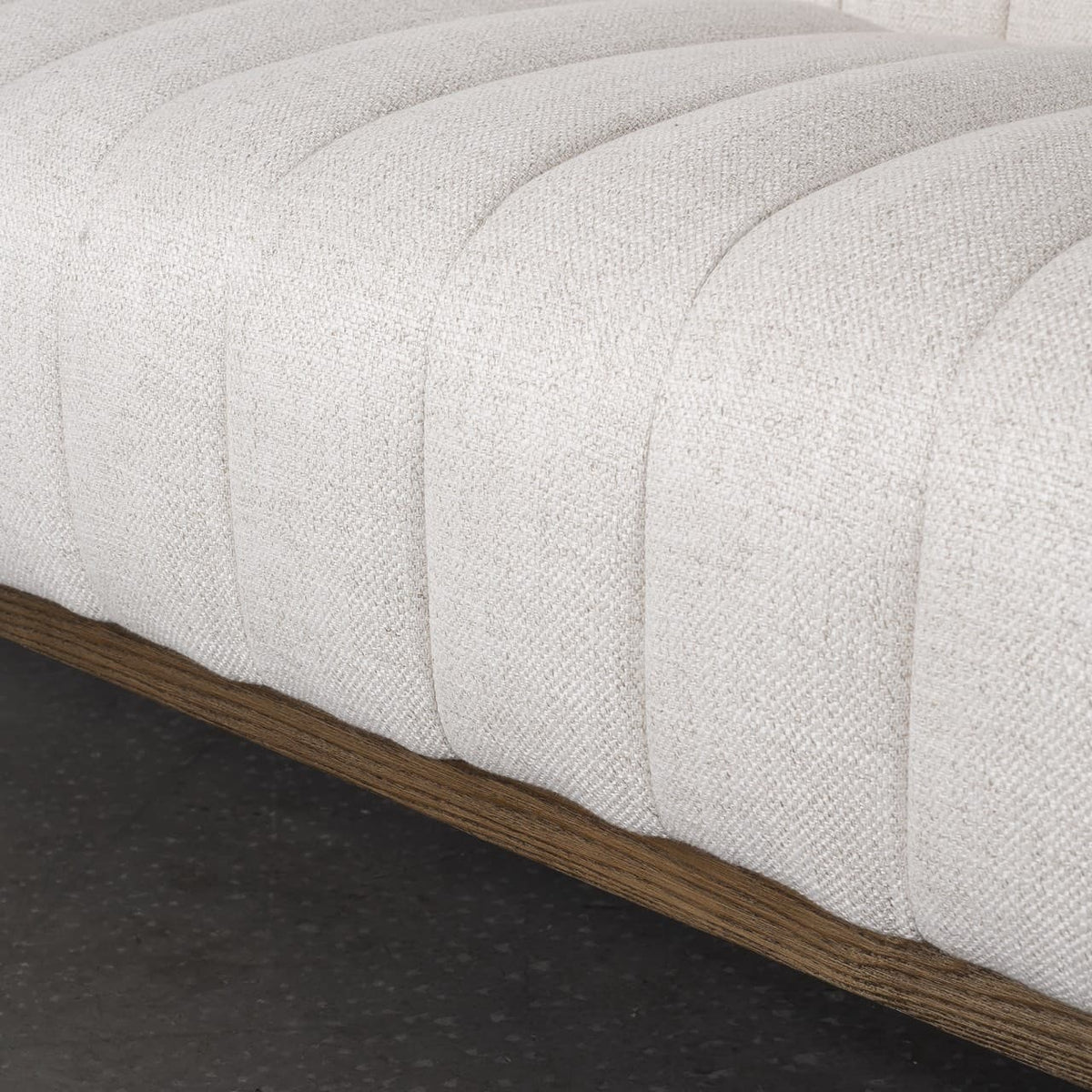 Troye 82" Cream Performance Fabric Sofa