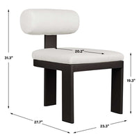 Verah White Indoor/Outdoor Dining Chair