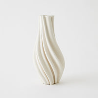 Twist White Matte Vase (2 Sizes Available)