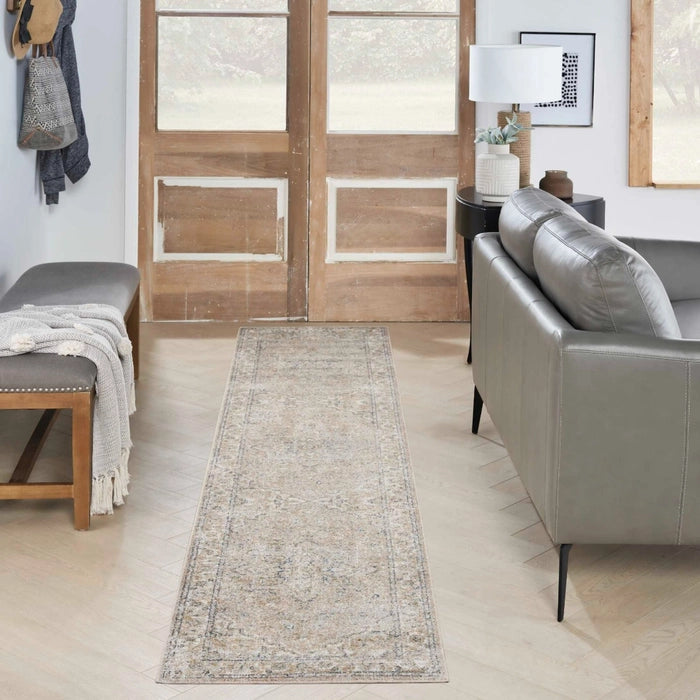 Pheobe Beige Washable Area Rug