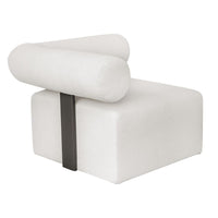 Verah White Outdoor Corner Modular Sofa