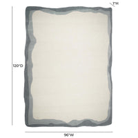Torrence Curves Grey & Natural Area Rug