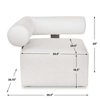 Verah White Outdoor Corner Modular Sofa