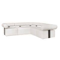 Verah White Outdoor Corner Modular Sofa