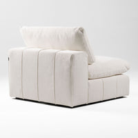 Terra Modern Off White Fabric Modular Sectional Sofa