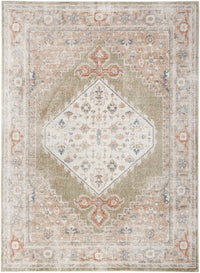 Pheobe Sage Multicolour Washable Area Rug