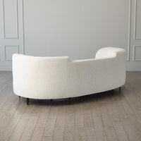 Lauren 89.5 Stylishly Curved Sofa With Legs