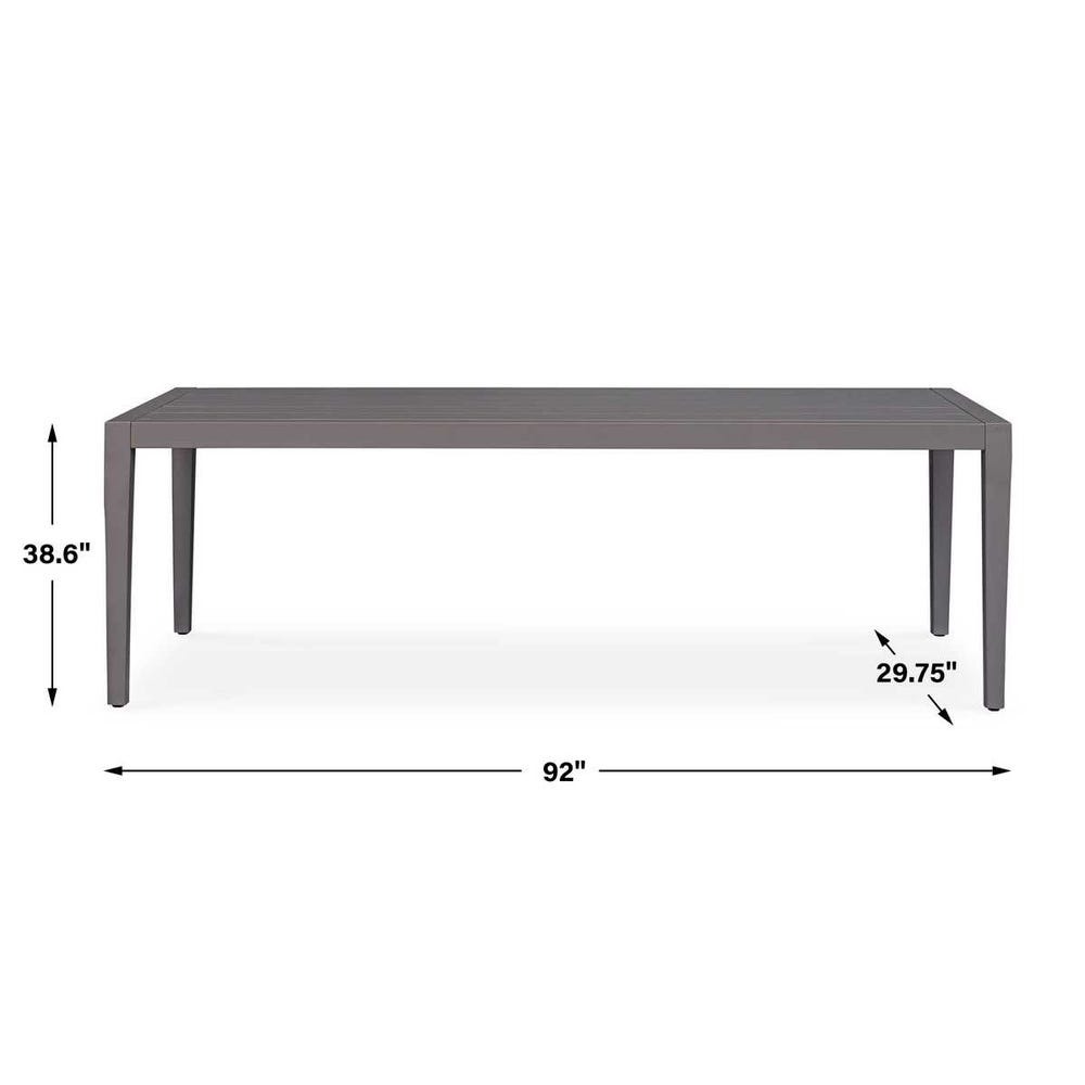 Palisades 92" Indoor-Outdoor Dining Table