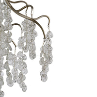 Boreas Silver Champagne Chandelier (Available in 2 Sizes)