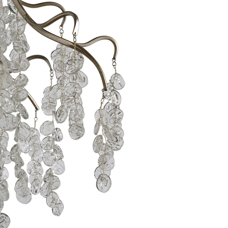 Boreas Silver Champagne Chandelier (Available in 2 Sizes)