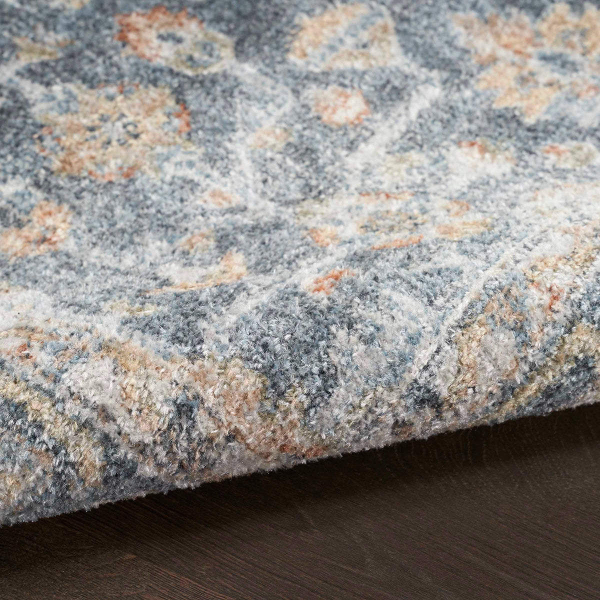 Pheobe Grey & Gold Washable Area Rug