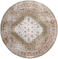Pheobe Sage Multicolour Washable Area Rug