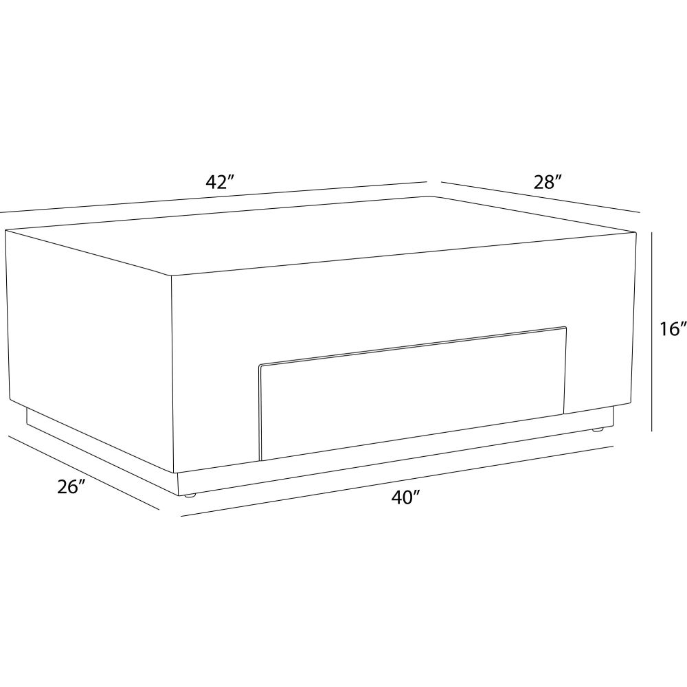 Justice 42" Coffee Table