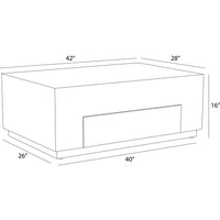 Justice 42" Coffee Table