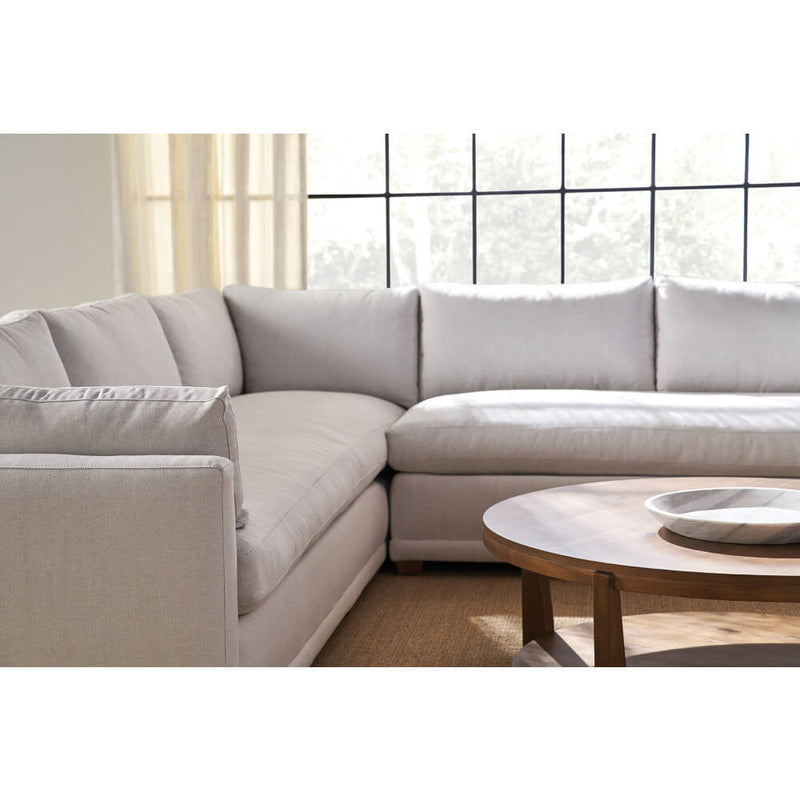 Decker Natural Cloud Sectional Sofa