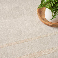 Ainslee Indoor/Outdoor Ivory & Gold Area Rug - Elegance Collection