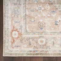 Pheobe Sage Multicolour Washable Area Rug