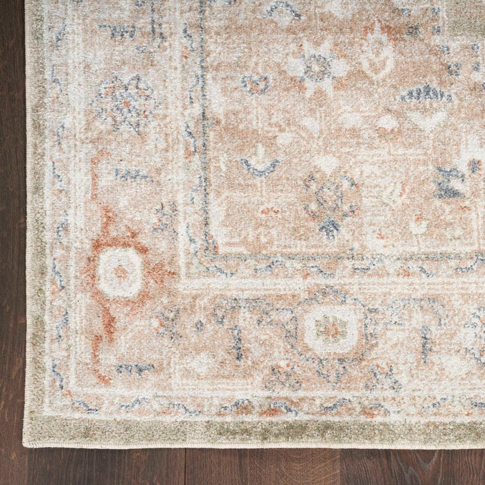 Pheobe Sage Multicolour Washable Area Rug