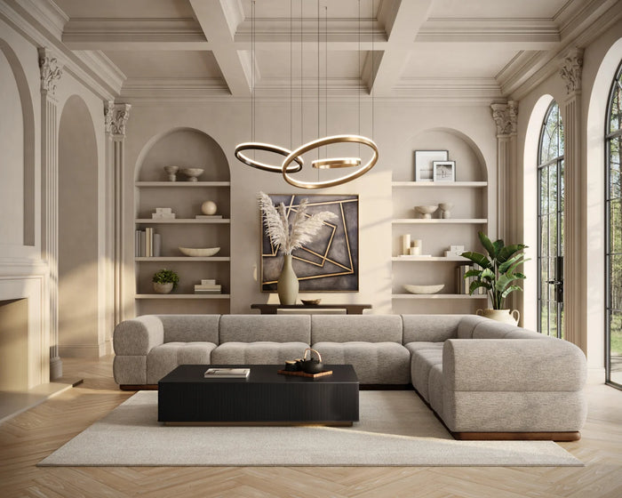 Mallo Dusty Greige Modular Corner Chair Sofa