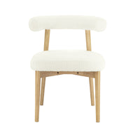 Mirage Cream Boucle Side Dining Chair - Luxury Living Collection