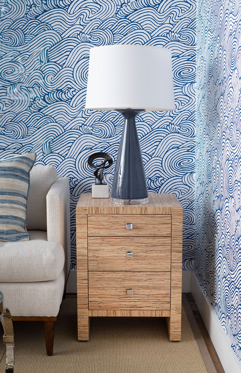 Kynlee 3 Drawer Papyrus End Table/Nightstand
