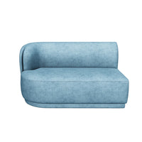 Jaclyn 3 PC Blue Modular Sofa