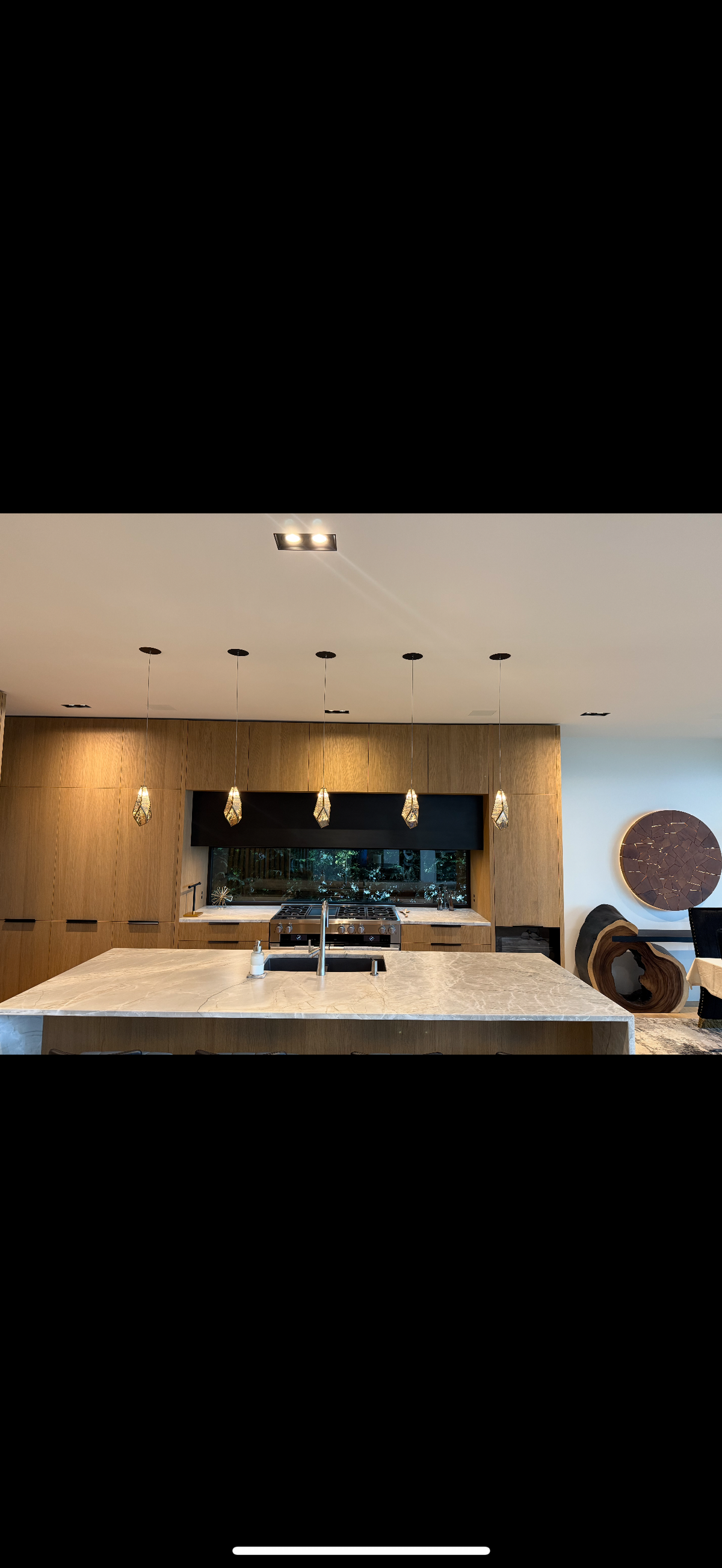 Glace Mirror 1-Light Multi-Drop Pendant