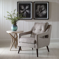 Frederick Natural Linen Armchair