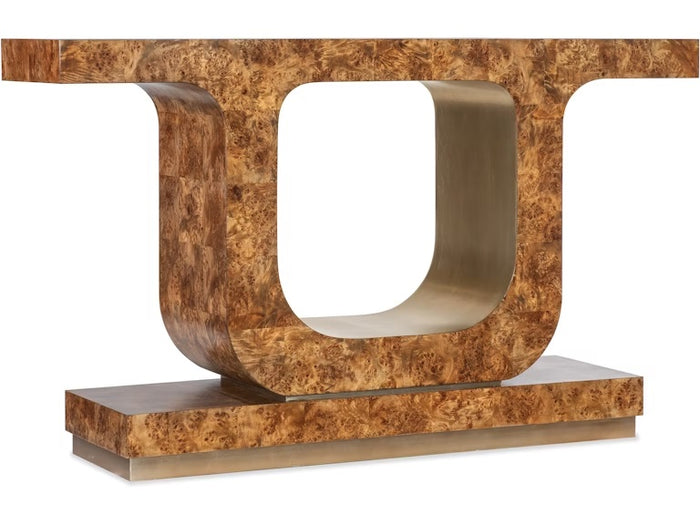 Kai Console Table With Gold Base