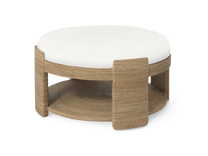 Faye Large Natural Ottoman