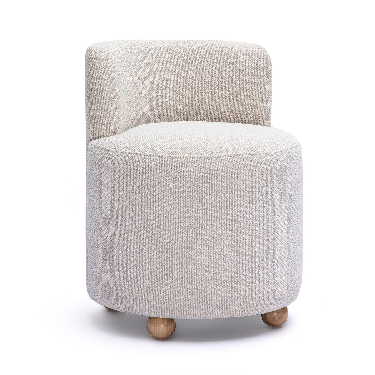 Halieh Cream Performance Boucle Desk Chair