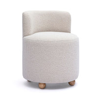 Halieh Cream Performance Boucle Desk Chair