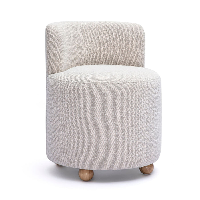 Halieh Cream Performance Boucle Desk Chair