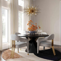 Ainsley Grey Performance Boucle Dining Chair