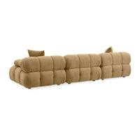 Vogue 118” Cafe Au Lait Performance Velvet Modular Sofa