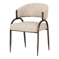 Josephine Modern Beige Fabric Dining Chair