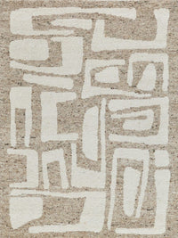 Montana Handmade Wool Beige/Ivory Area Rug - Elegance Collection