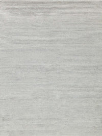 Tempi Silver New Zealand Wool Area Rug - Elegance Collection
