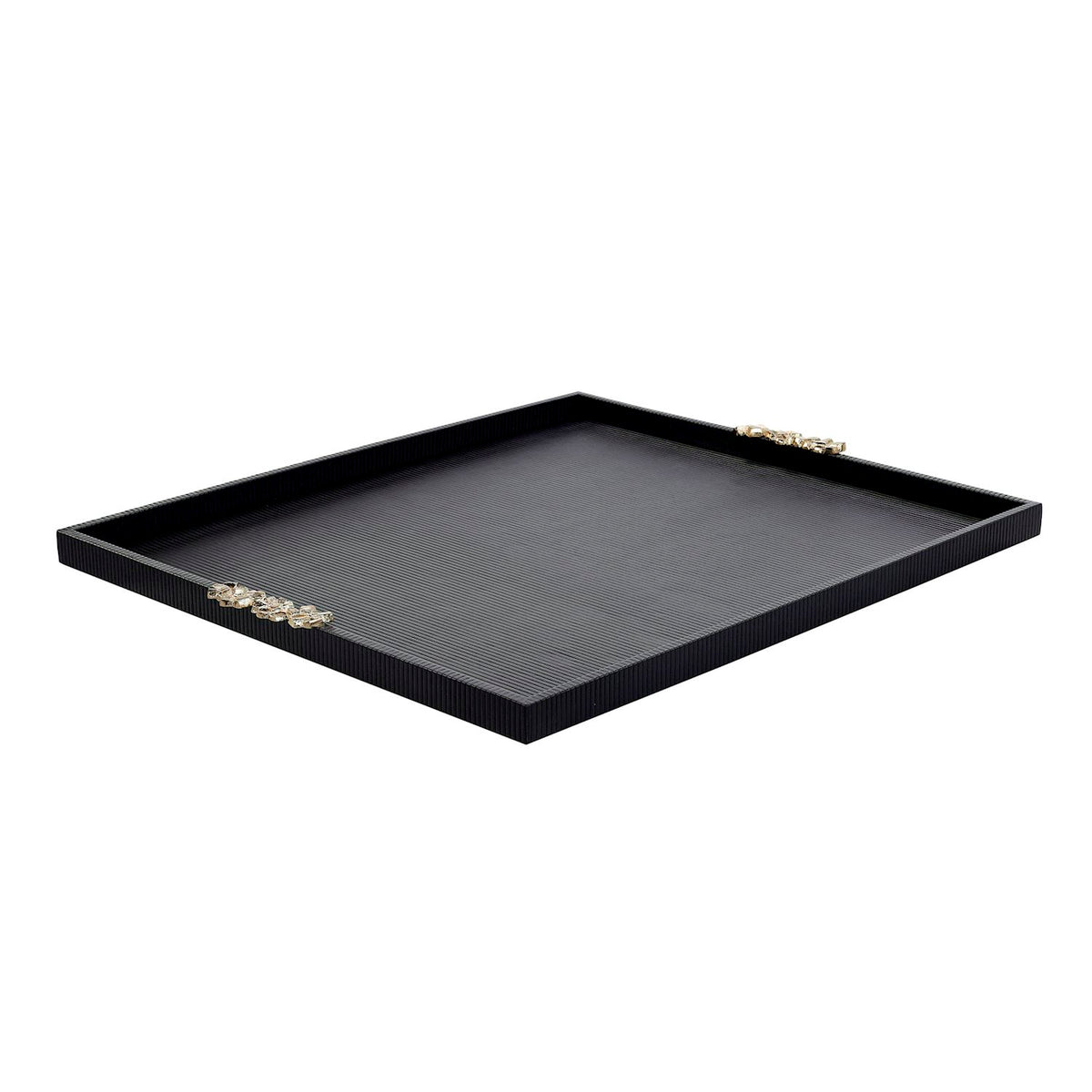 Avenue Black & Gold Tray