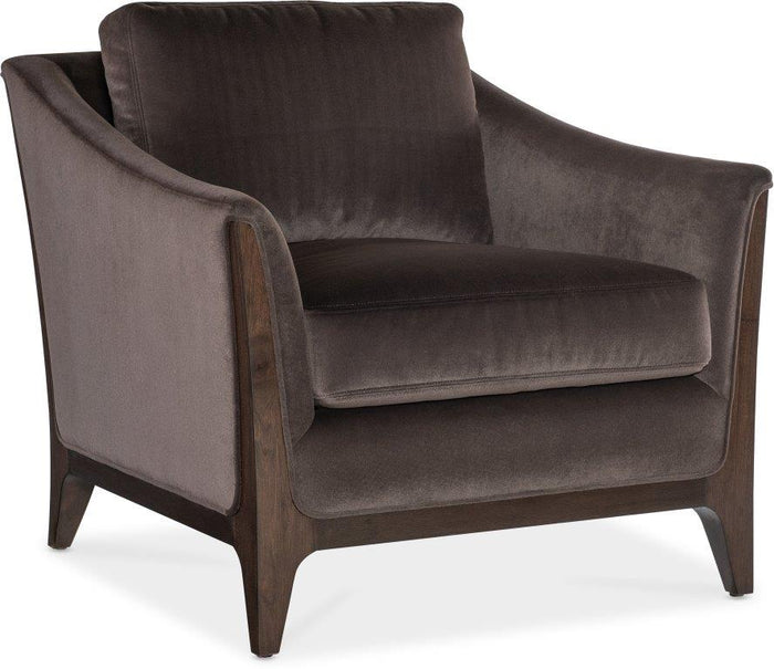 Hudson Elegant Brown Accent Chair
