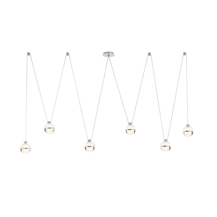 Noble 82" Crystal & Chrome Multi-Drop Chandelier
